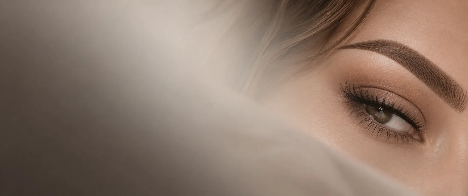 Powder Brows, weiche Schattierung im Studio Lex Lines