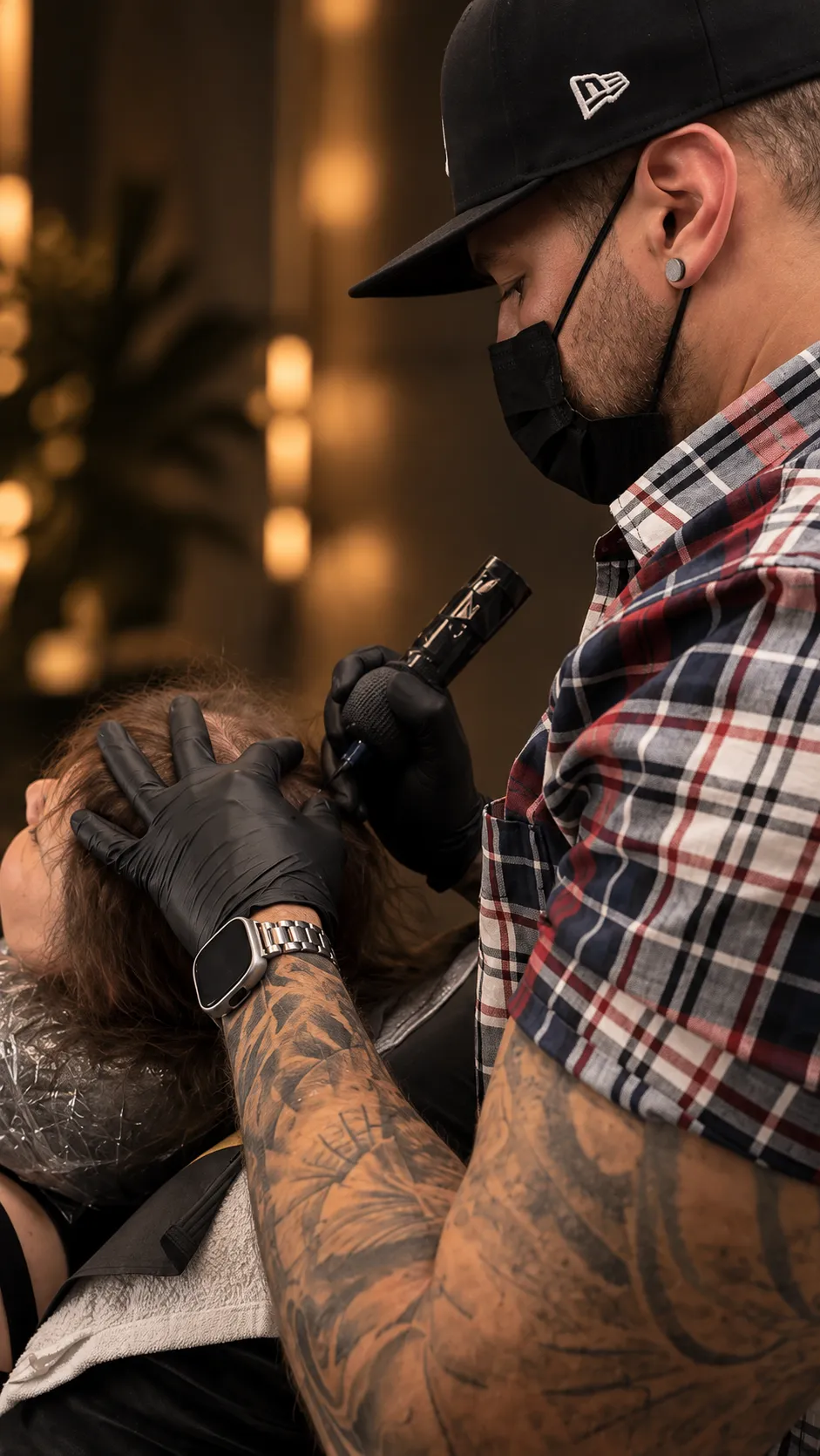 Haarpigmentierung für Frauen im Studio Lex Lines