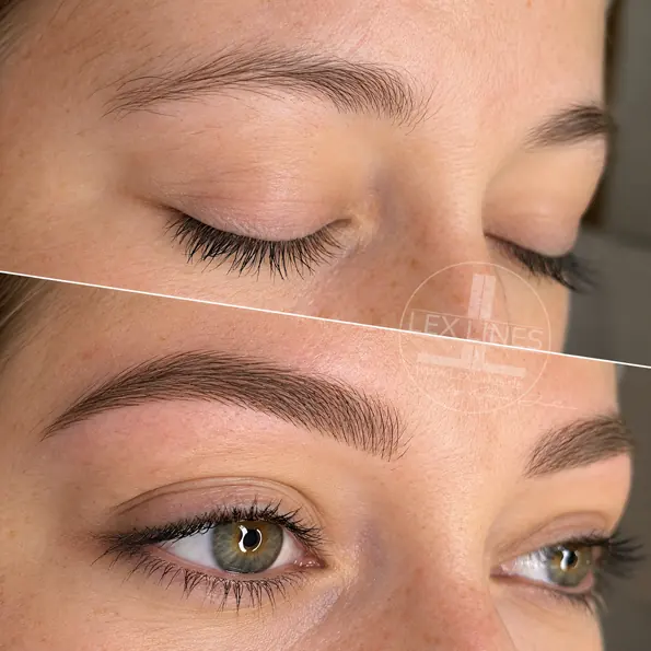 Augenbrauen Ergebnis – natürliche Härchenoptik